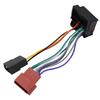 Car Radio For ISO Connector Adapter Cable for Various RCD Models Compatibility