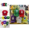 Gorra de Béisbol de Super Mario Bros Luigi Para Adultos y Niños Unisex Accesorio de Disfraz Cosplay