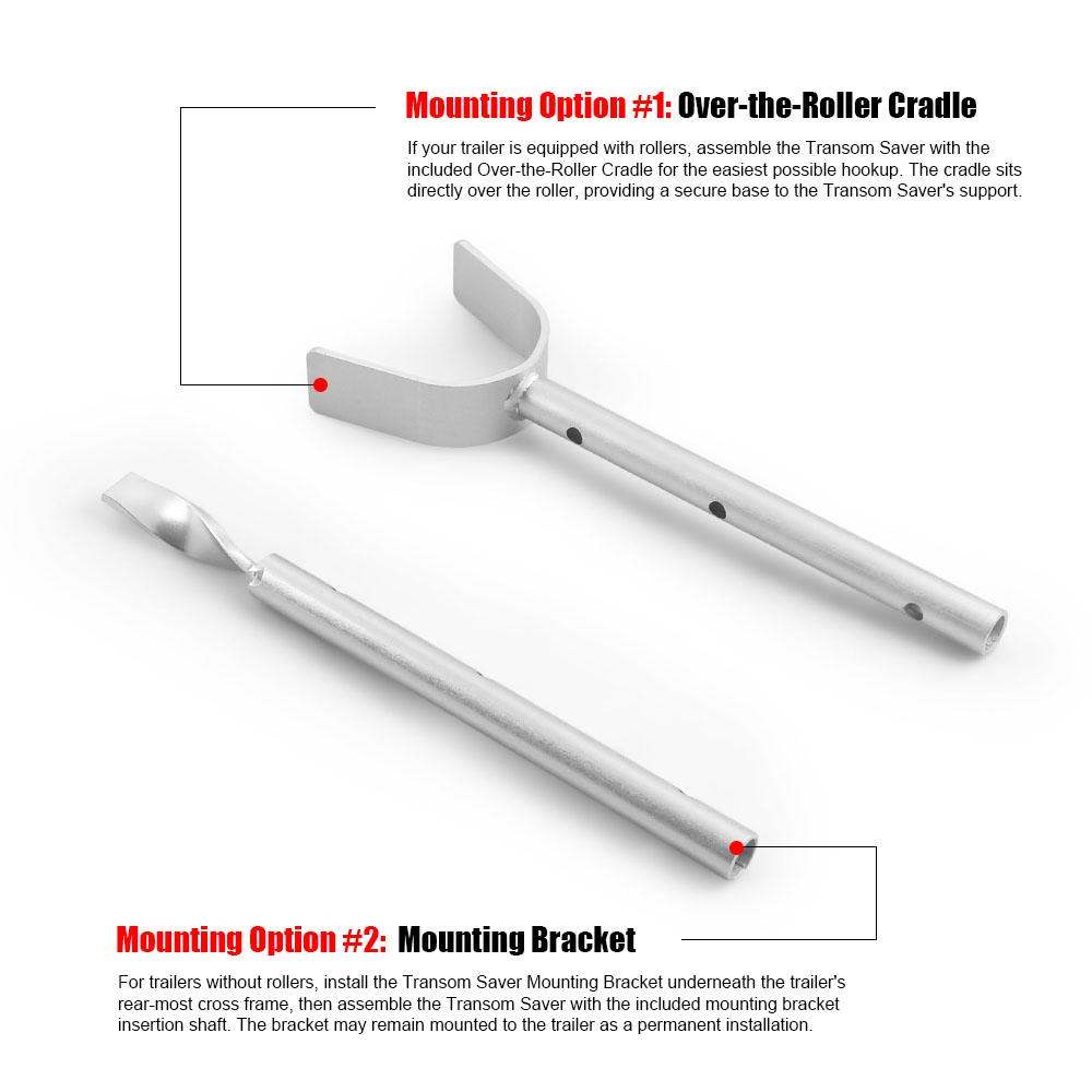 Adjustable From 28" to 59"- Adjustable Heavy-Duty Universal Transom Saver for Outboards Up To 150 HP