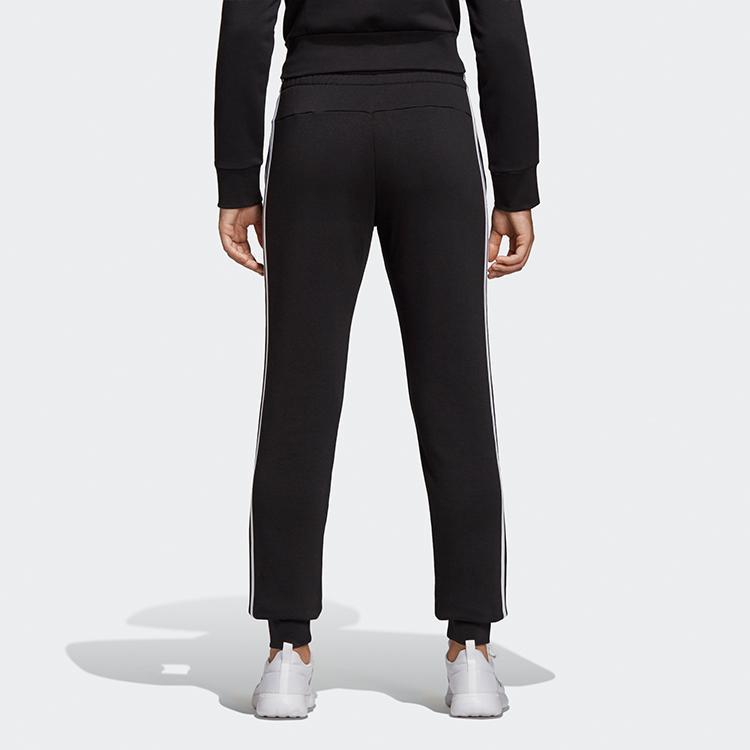 Adidas Essential 3-Stripes Knit Pants Women Bottoms Black DP2384