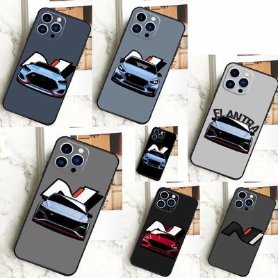 Custodia per telefono I30N Blue Cars per iPhone 13 12 14 11 15 Pro Max Plus Mini 7 8 SE 2020 2022 X XR XS Max Cover