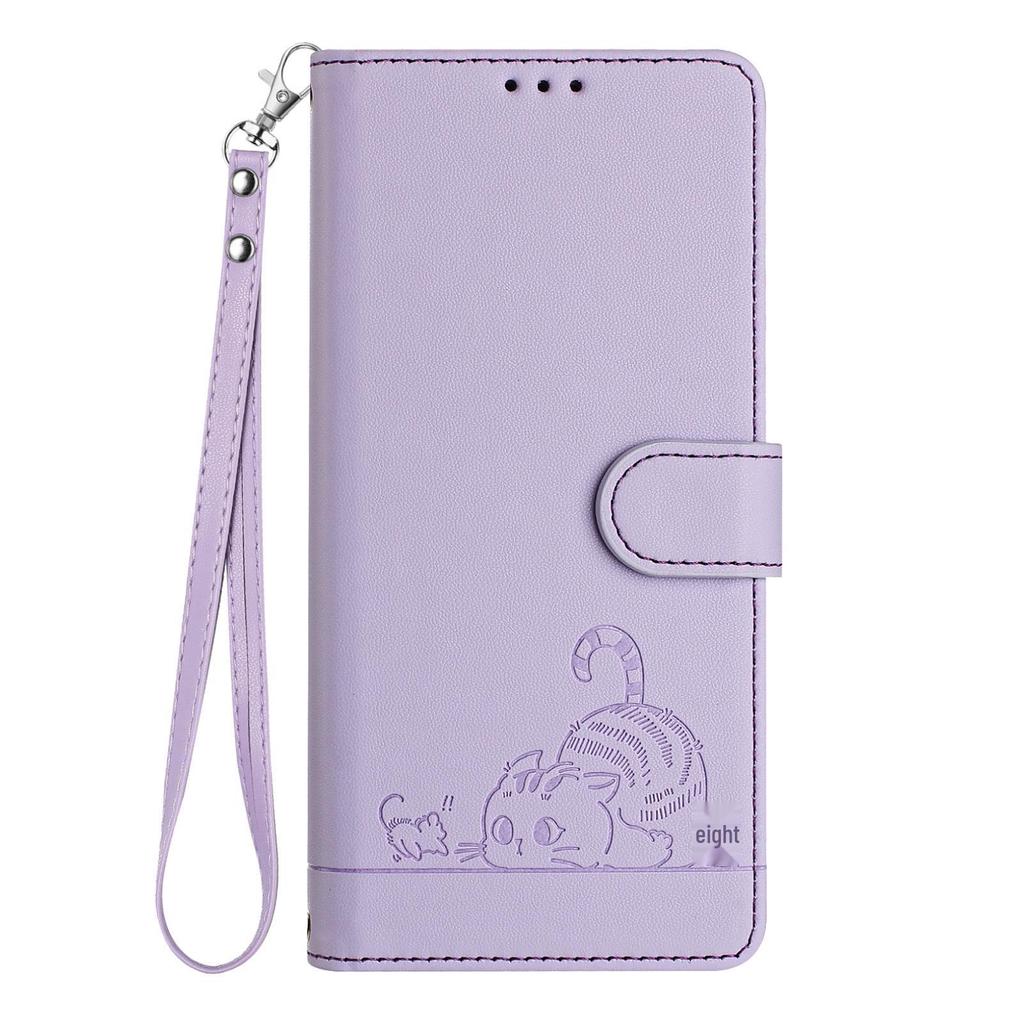 Anti-Diebstahl Leder Flip Wallet Hülle für iPhone 15 Pro Max, 13/14