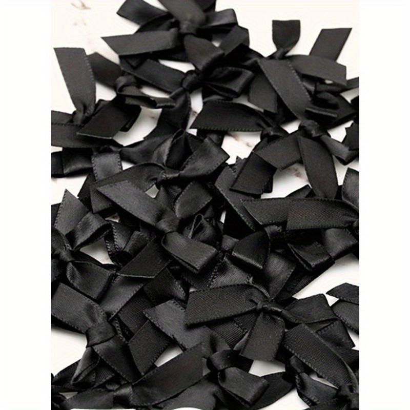 

(50 Pieces/Bag) 4cm Ribbon Bow with Various Colors for Gift Decoration and Making Hairpin Headwear Back To School Valentine Day one-size