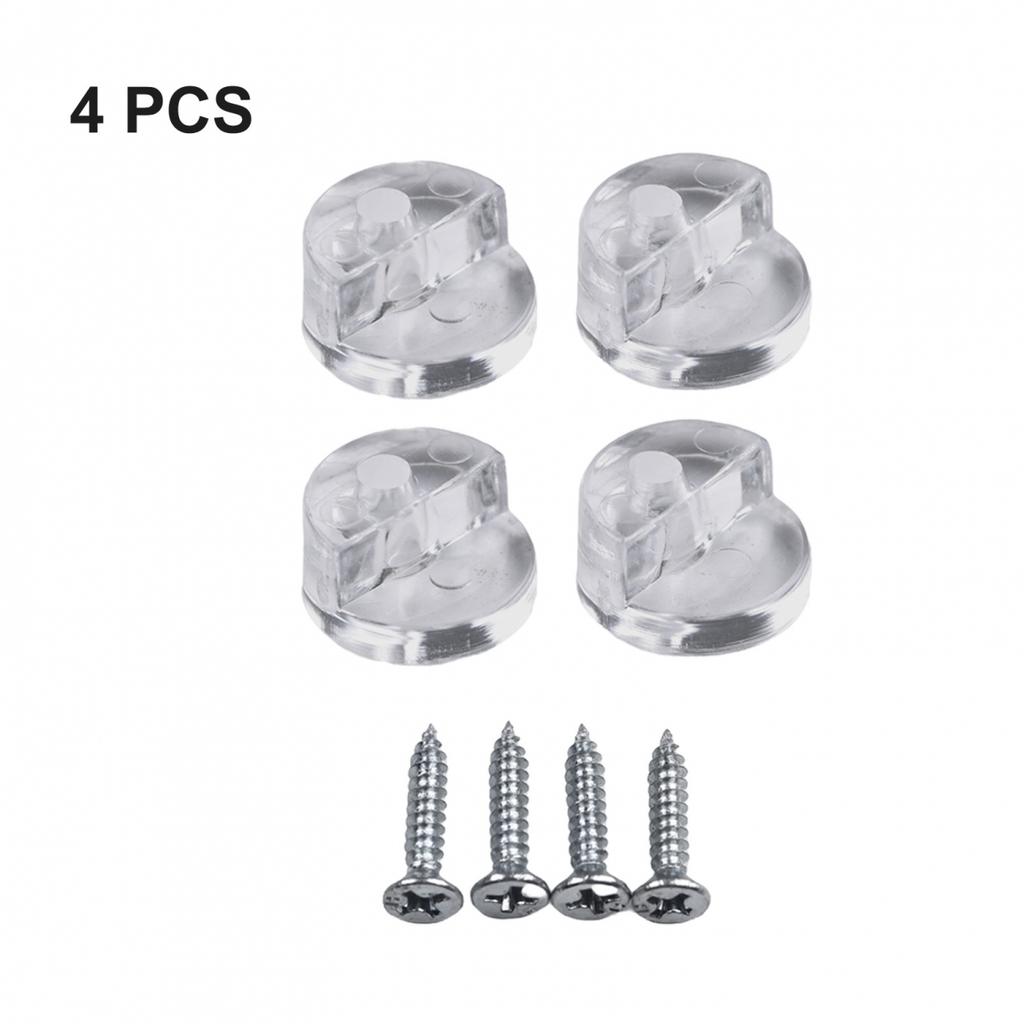4pcs Mirror Wall Hanging Fixing Kit Glass Bracket Mirror