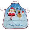 New-Year Snowman Pattern Christmas Apron Home Cooking Kitchen Decoration Apron Adult Antifouling Christmas Decorations