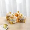 Divided Dried Fruit Plates Appetizer Serving Tray Food Storage Box Dishes for