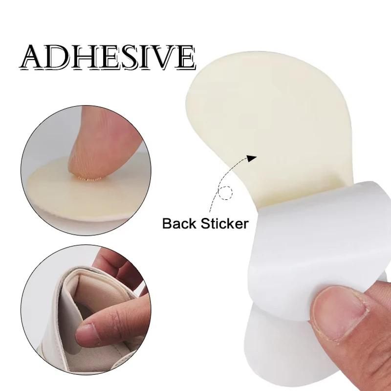 5 Pairs Heel Insoles Patch Pain Relief Anti-wear Cushion Pads Feet Care Heel Protector Adhesive Back Sticker Shoes Insert Insole