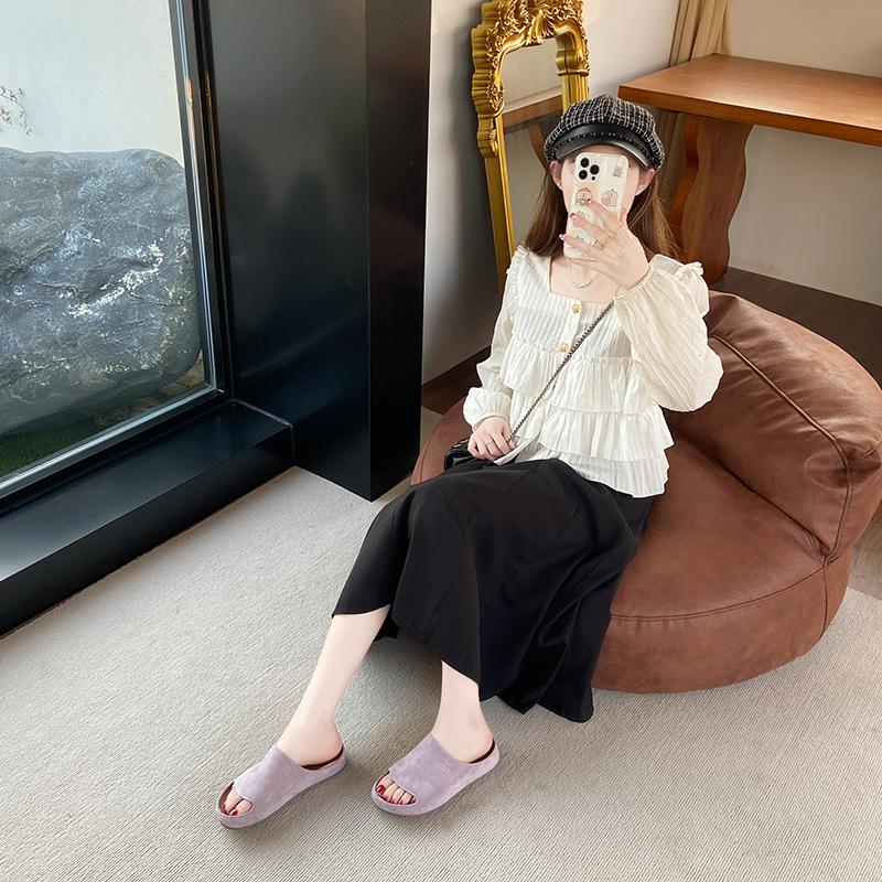 Female Shoes Slippers Women Summer Rubber Flip Flops Slides Platform 2025 Hawaiian Soft Luxury Casual Leisure Shoes Slip