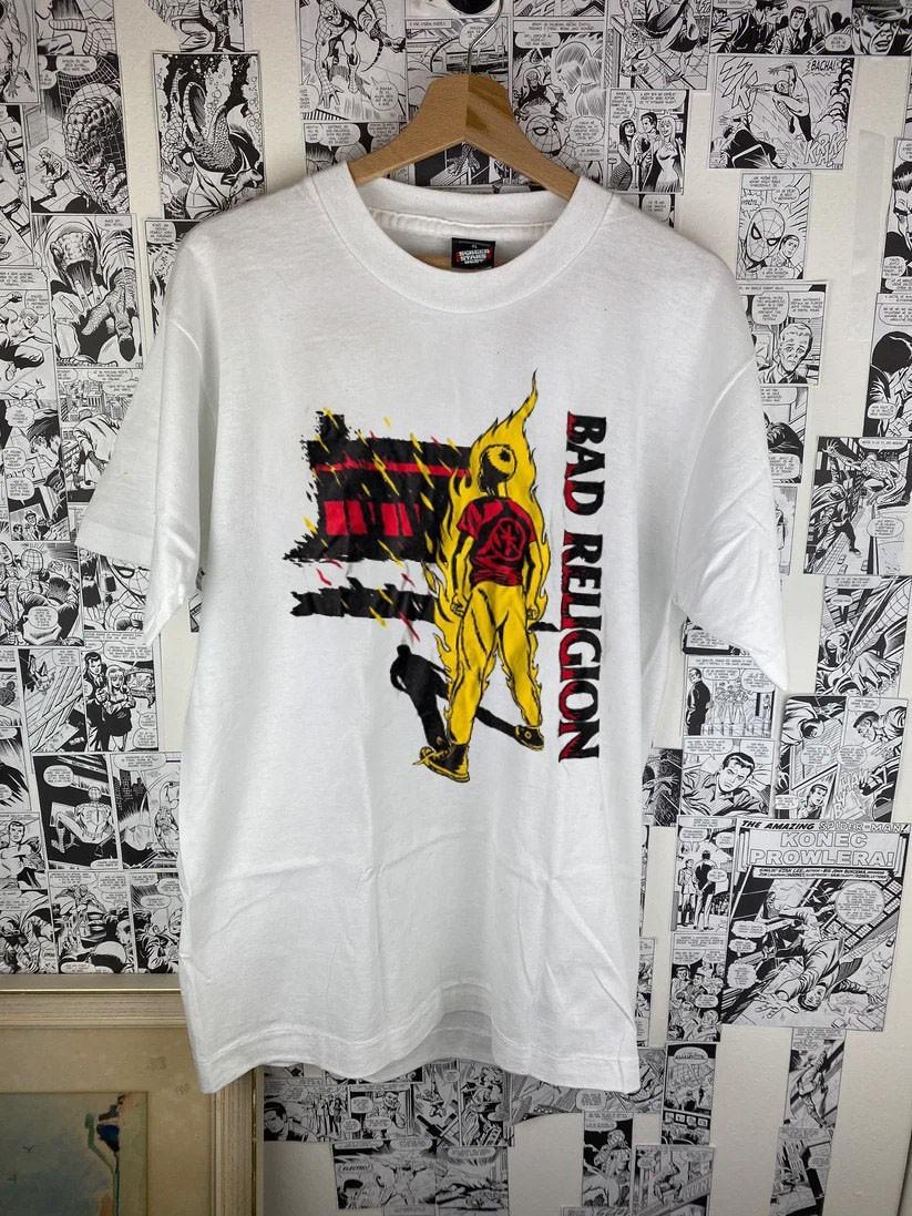Bad Religion Suffer unisex classic white short sleeve QT7050 Unisex T-Shirt S