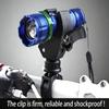 1pc 360° Rotating Bicycle Light Mount U-shaped Flashlight Holder, Universal Non-slip Bike Light Clamp Cycling Accessories