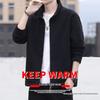 Men's Spring/Autumn Stand Collar Sherpa Fleece Hoodie Cardigan