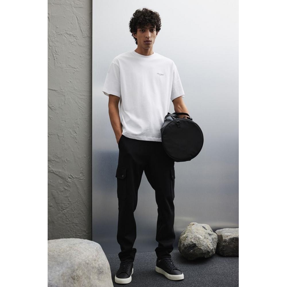 H M Loose FiT PrinTed T sHirT wHiTe soHo HeigHTs