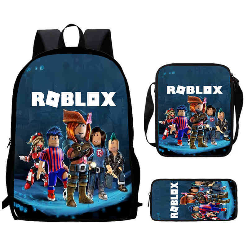 Roblox Printed Backpack, Children'S And Elementary School Bags