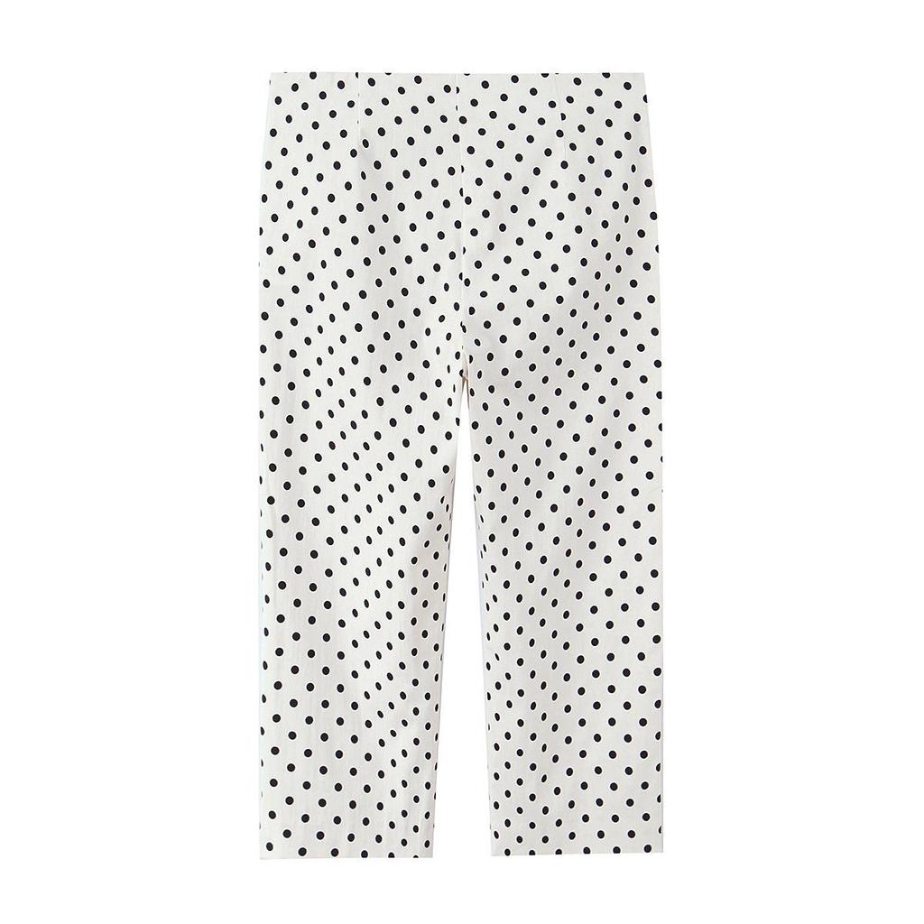 Frühling 2026 Europäisches Polka-Dot Hemdjacke & Mittellange Hosen Set