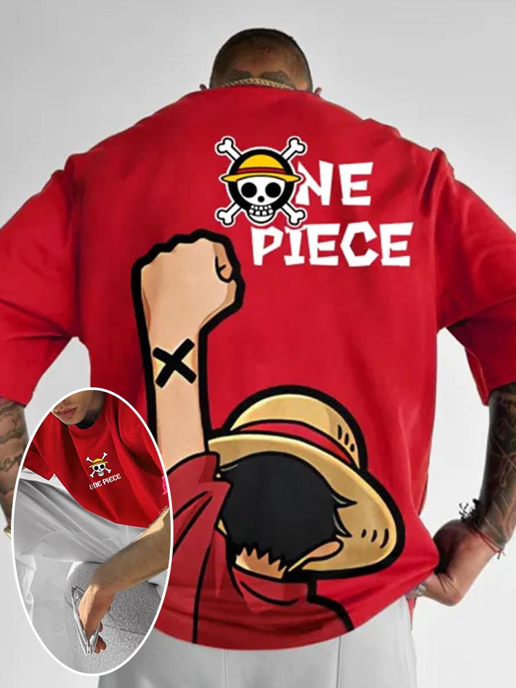24/25 Latest Hot Selling Summer Y2K Anime Cartoon One Piece Luffy 3D Printed Adult and Children's T-shirt Comfortable Top