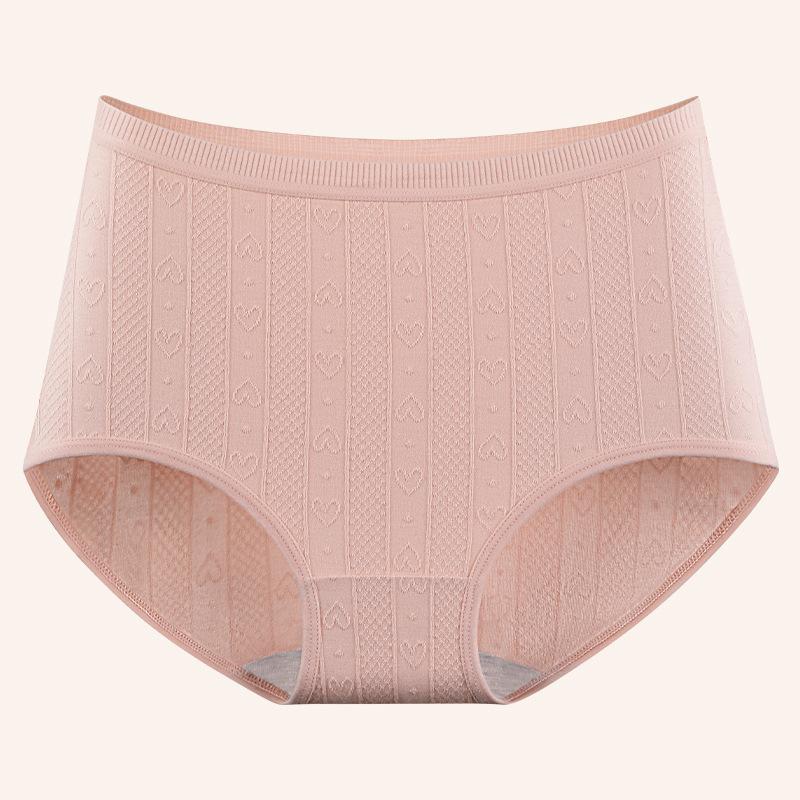 

Big Size Ladies Summer New Cotton High Waist Antibacterial Elderly Briefs 3XL