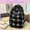 Korean Style Backpack For Girls Boys With Solid Color And Star Embroidery Design For School And Travel