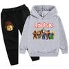 Kinder Cartoon Kapuzenpullover & Jogginghosen Set - 8 Farben erhältlich, Frühling/Herbst