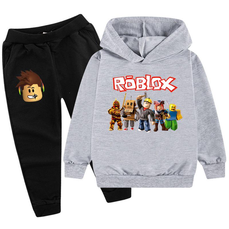 Kinder Cartoon Kapuzenpullover & Jogginghosen Set - 8 Farben erhältlich, Frühling/Herbst