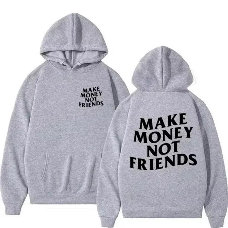 Funny Need Money Letter Printed Hoodie Fashionable Design Men's and Women's Sportswear Oversized Couple Casual Street Hoodie