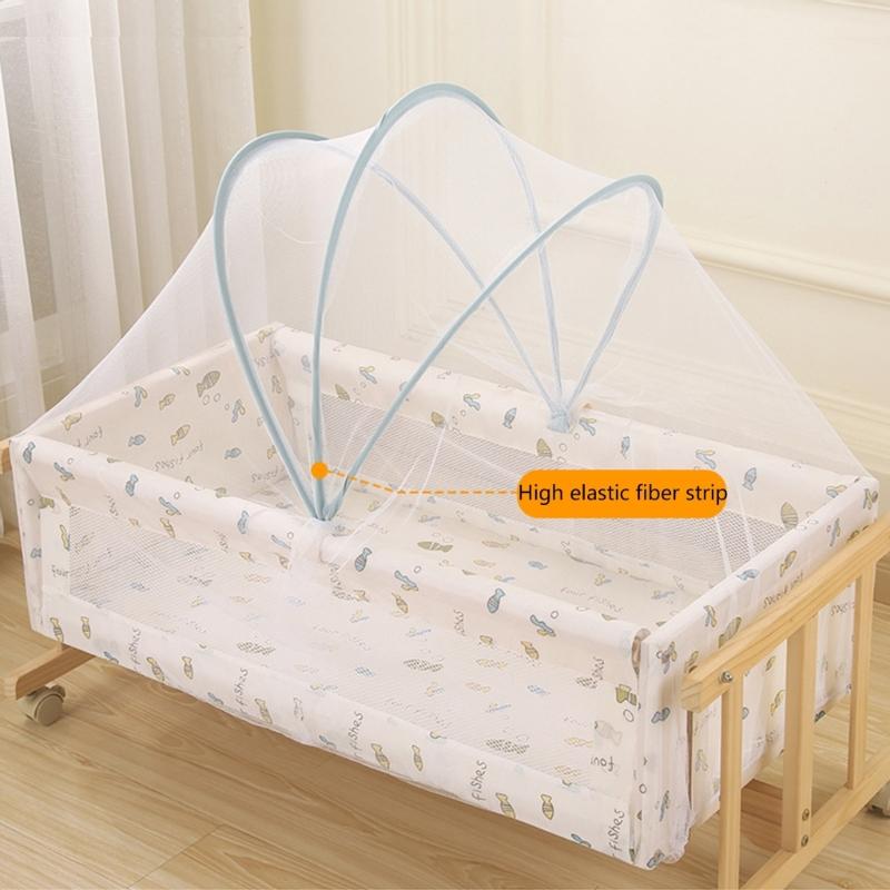 Net Insect Protections Net Baby Bed Netting Universal Bed Tent Canopy for Crib Bassinet Insect Screen