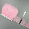 1Meter/Lot 10-15Cm Ostrich Feather Fringe Trim For Crafts Plumas Ribbon For Needlework And Handicrafts Feather Dress Accessories