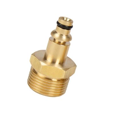 Conector de manguera de latón macizo para conectar y desconectar para hidrolavadora
