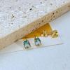Minimalist Luxury Zircon Stud Earrings