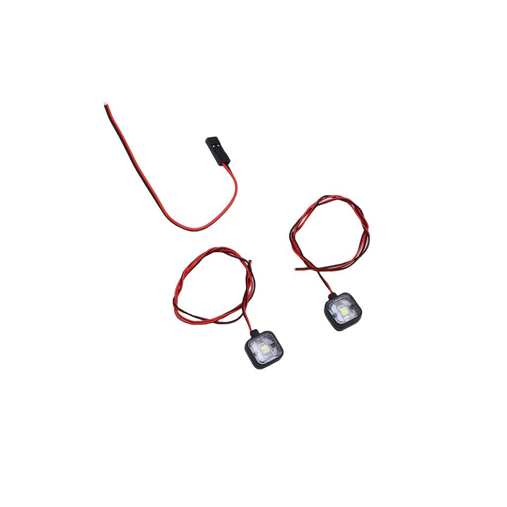 LED Toy Car Lights Remote Control Car Spotlights with Adjustable Metal Bracket 12mm Diameter RC Car Flashing Light