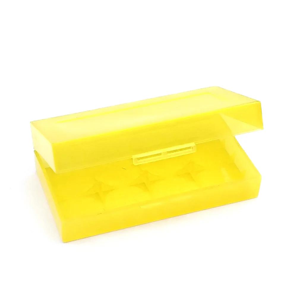 18650 16340 Batteriefach Halter Box Aufbewahrung Farbe Optional Blau/Rosa/Weiß/Grün/Gelb Fassung für 2 Stück 18650/4 Stück 16340 Batterien