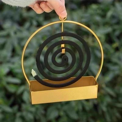 1Pc Mosquito Coil Holder Incense Burner For Home Use Deepened Base Prevents Ash Fallout Fireproof & Mosquito-Repellent
