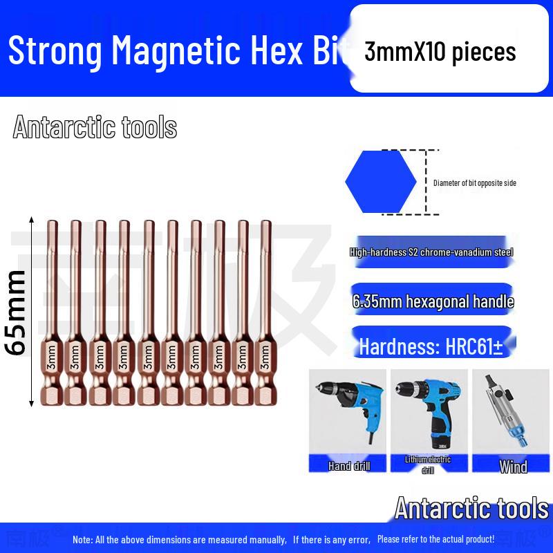 Industrial-Grade Strong Magnetic Hex Bit Extension for Electric & Pneumatic Screwdrivers and Drills