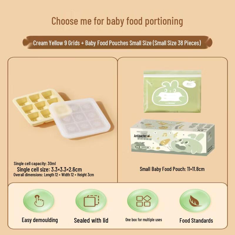Baby Food Freezer Storage Tray