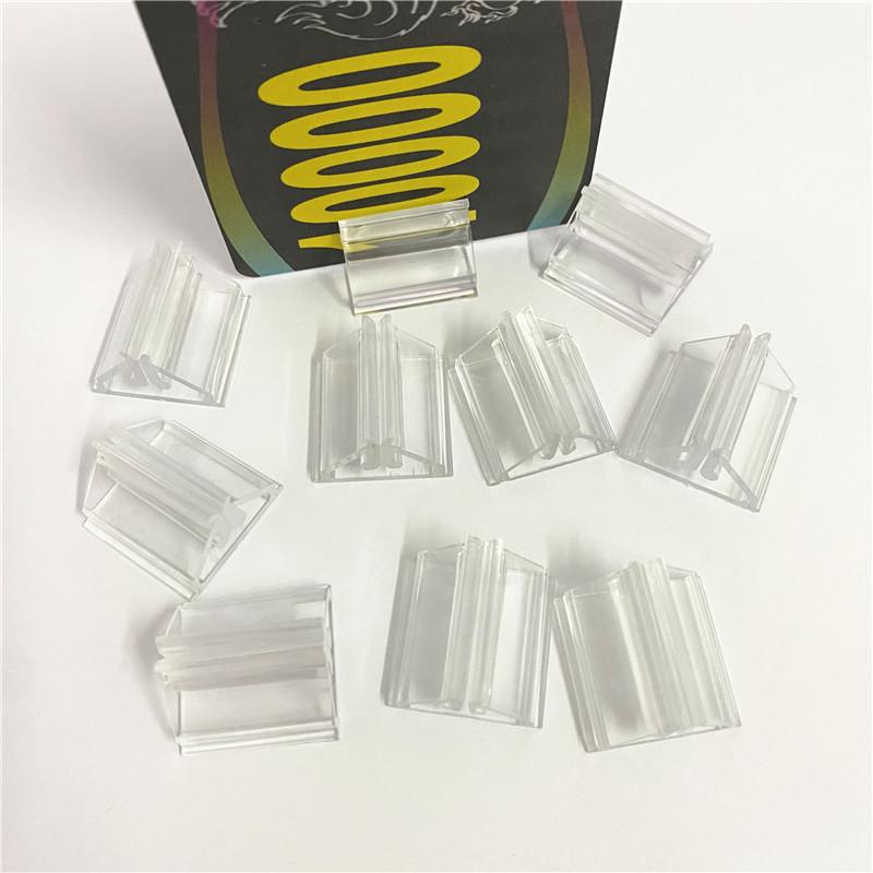 100 Bucăți Suport din Plastic Transparent Bază pentru Carduri pentru Jocuri de Societate Suport pentru Carduri Copii Accesorii Jocuri