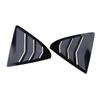 For Lexus IS300 IS250 200t 2013-2019 Car Rear Louver Window Side Shutter Cover Trim Sticker Vent Scoop ABS Carbon Fiber Auto