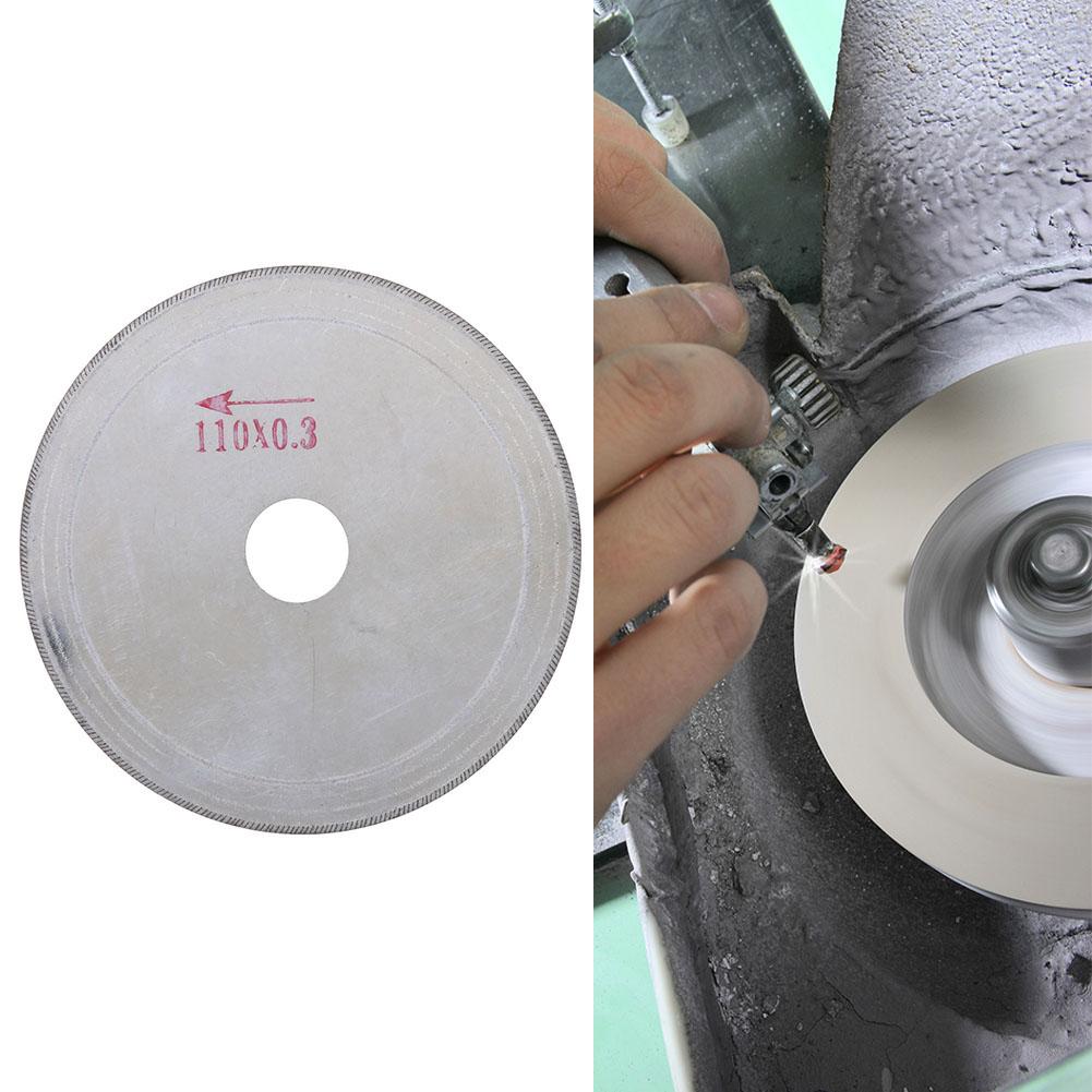 10pcs Ultra thin Diamond Saw Cutting Blade Disc Cutter for Crystal Glass (110*20*0.3mm)