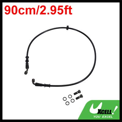 Motoforti 50/60/70/80/90/100/110/120/130cm Motorcycle Brake Clutch Oil Hose Line Kit for Motorcycles Dirt Bikes ATV Black