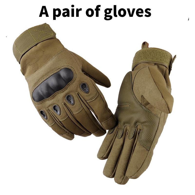 

Mens Sports Half Finger Full Finger Tactical Gloves With Breathable Nylon For Bike Riding L