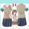 Stylish Toaru Kagaku No Railgun Misaka Mikoto Cosplay Costume With Exquisite Workmanship