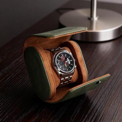 Watch Case Display PU Leather Multipurpose Secure Storage Roll Organizer