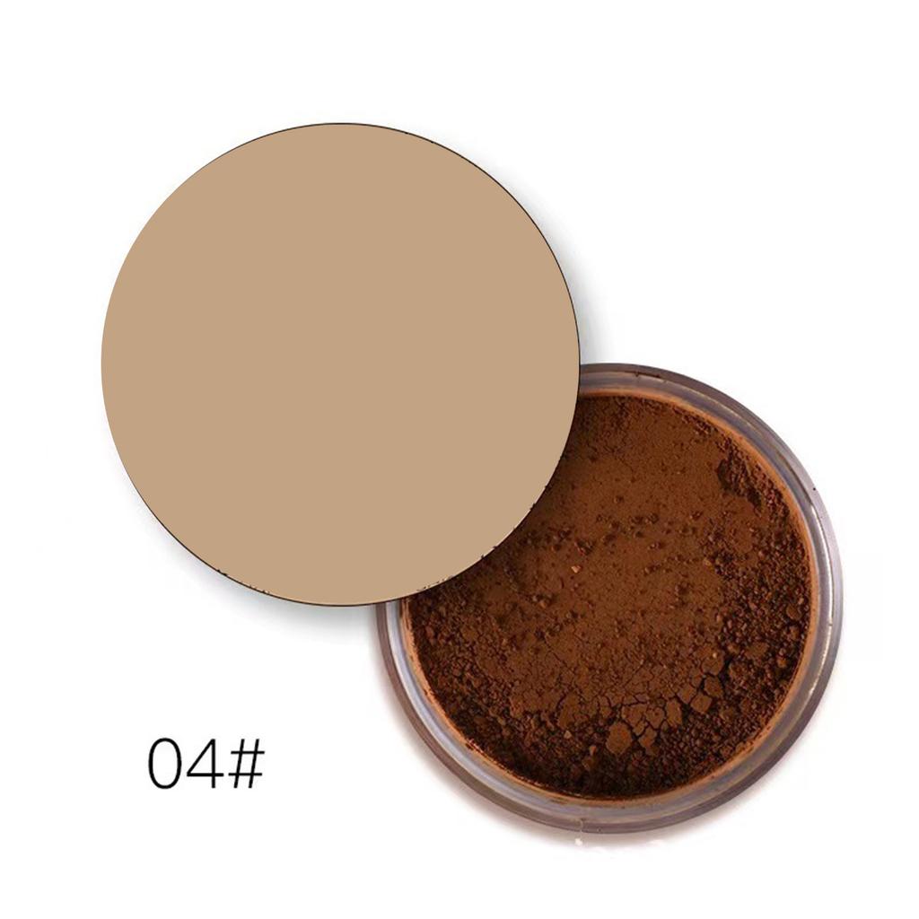 Seidiges mattes loses Puder, atmungsaktives leichtes Fixierpuder zur Verbesserung des Strahlen und zur Definition der Gesichtszüge, Einzelstück