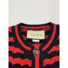 GUCCI Red 501827 Cotton x Wool Long Cardigan tops S Red x navyUsed