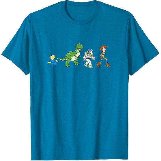 Disney Pixar Toy Story Toy Crossing Characters Group Shot T-Shirt Tee