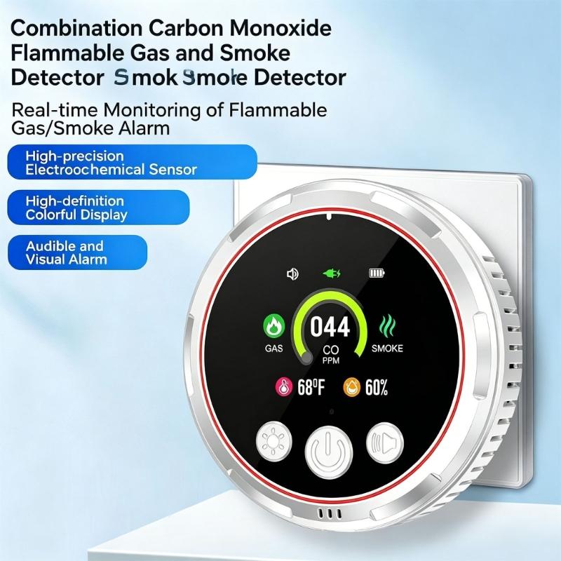 Multifunctional Air Quality Tester Measure Small 5 In 1 Gas Analyser High Sensitivity Air Quality Monitors for Home
