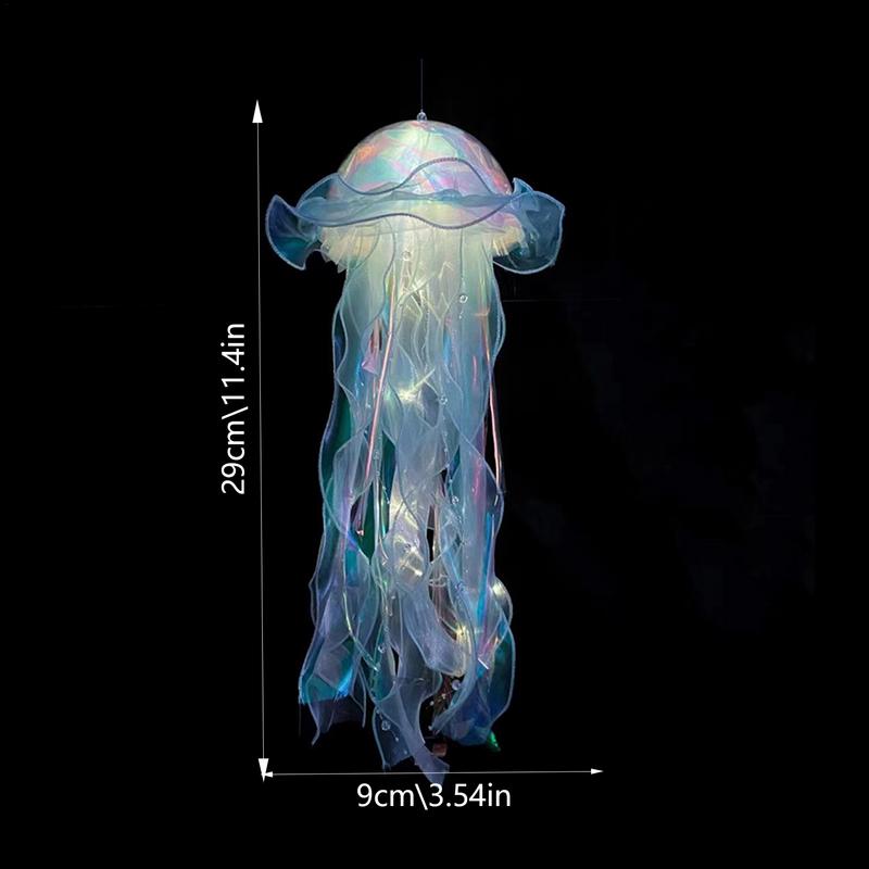 Jellyfish Lanterns bedroom home decoration lights Colorful Jellyfish Lamp Colorful Sea Creature Lamp Bedroom Atmosphere Decor