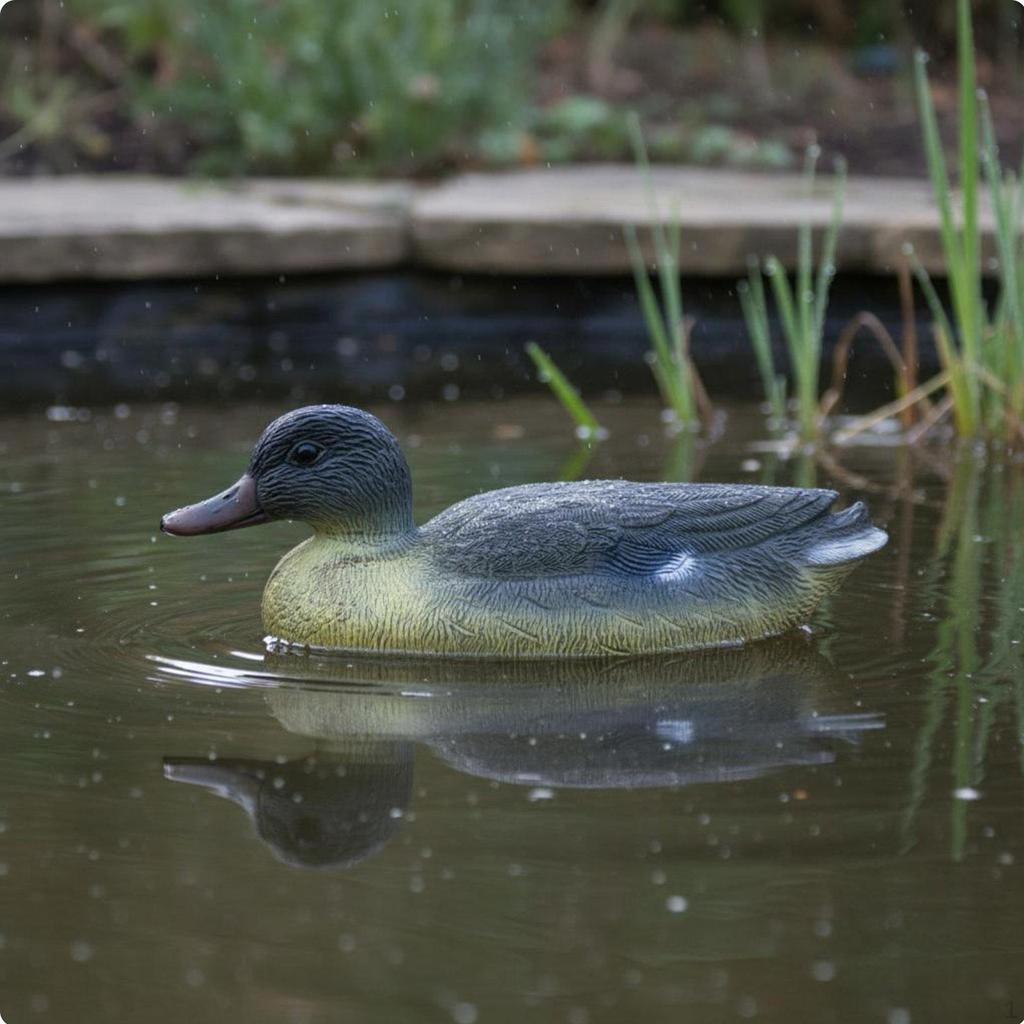 Realistische Eenden Lokvogel Zeer Gedetailleerd Jacht 3D Ontwerp Zwevend Wilde Eend voor Jagers Groen
