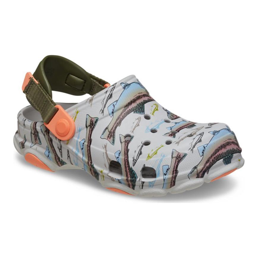 Crocs Versatile Comfortable Non-Slip Childrens Sandals Kids Sandals Gray 210032-1FT