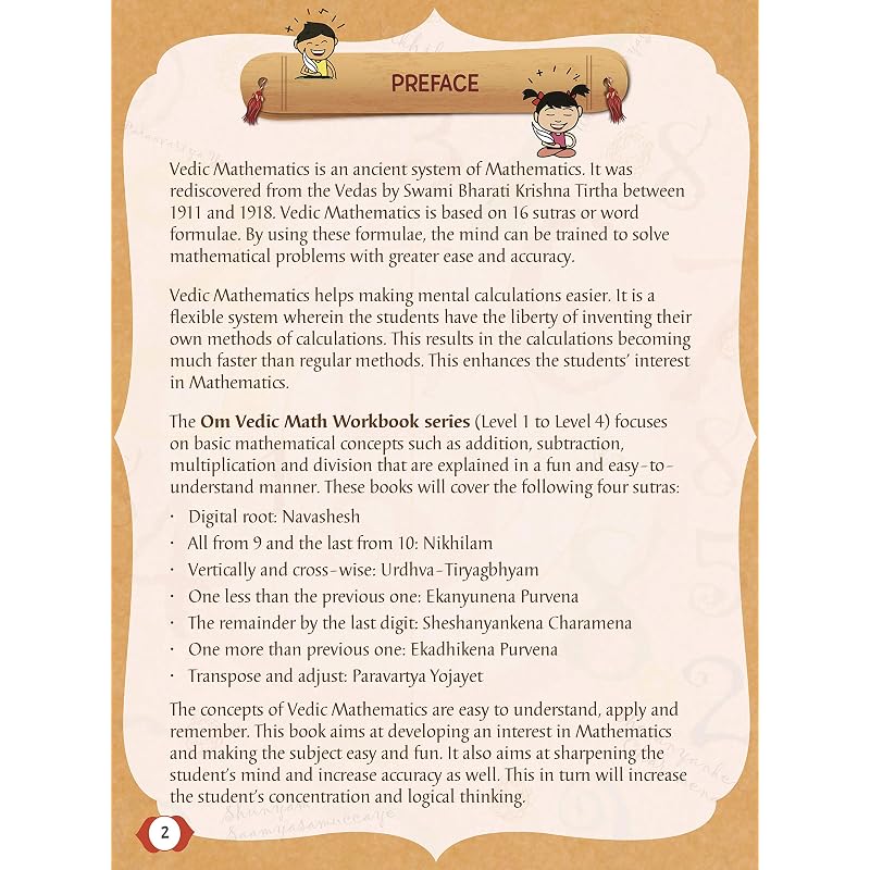 Activity Book : Vedic Math Activity Workbook Level