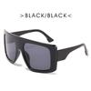 Summer 2020 New Curved Style Womens Square Beach Sunglasses With Pink Lenses For Fashion And Party
