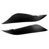 For Toyota Corolla 2008-2011 Real Dry Carbon Fiber Front Headlight Eyelid Eyebrow Cover Panel Trim Car Accessories Modification